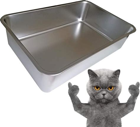 best cat litter box stainless steel|covered stainless steel litter box.